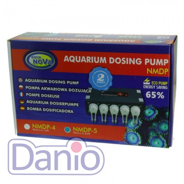 Дозатор для аквариума Aqua Nova пятиканальный 5x70 мл/м