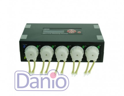 Дозатор для аквариума Aqua Nova пятиканальный 5x70 мл/м