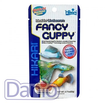 Корм для живородящих рыб Hikari Tropical Fancy Guppy 22g