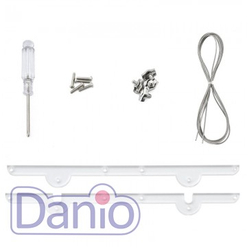 Двойной комплект подвеса на тросах для двух светильников Chihiro