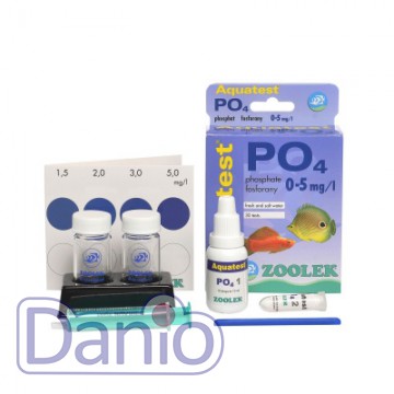 Тест Zoolek Aquatest PO4 на фосфаты для пресной и соленой воды