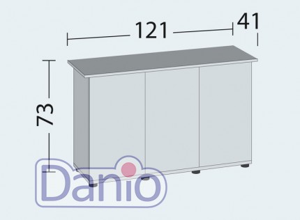 Juwel Аквариумная тумба Juwel Rio 240 LED прямоугольная, бук - Картинка 2