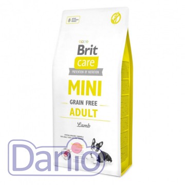 Brit Сухой корм Brit Care GF Mini Adult Lamb 7 kg (для взрослых собак миниатюрных пород) - Картинка 1