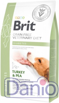 Brit Сухой корм Brit VetDiets Diabetes 2 kg (для взрослых собак при сахарном диабете) - Картинка 1