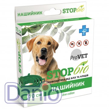 ProVET Ошейник от блох и клещей ProVET StopБио 70 см для собак - Картинка 1