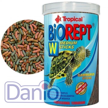 Корм для черепах Tropical палочки Biorept W, 250мл/75гр