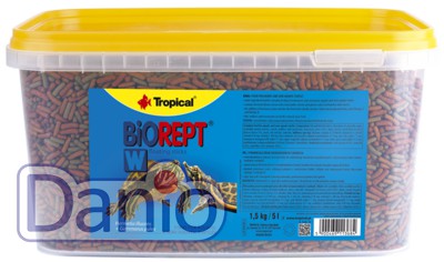 Корм для черепах Tropical палочки Biorept W, 5л/1,5кг