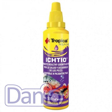Лекарство для рыб Tropical Ichtio от ихтиофтириоза 50 мл