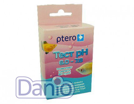 Тест Ptero pH 6.0-7.6 - на кислотность, узкий