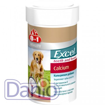 Кальций для собак 8in1 Excel Calcium, 155 таблеток