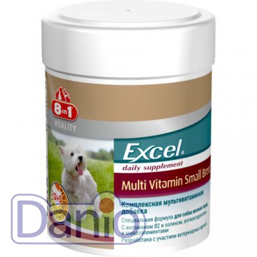 Витамины для собак мелких пород 8in1 Multi Vitamin Small Breed, 