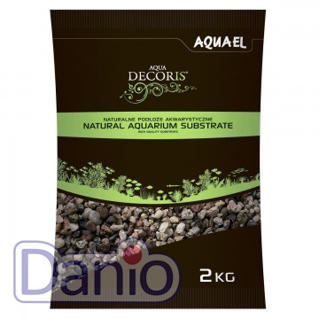 Грунт для аквариума Aquael многоцветный средний