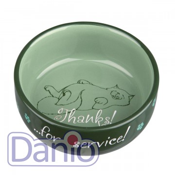 Миска для кота Trixie Thanks for Service 300 мл