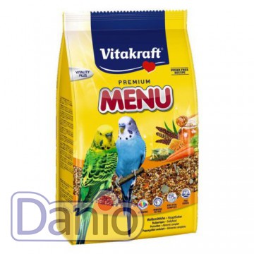 Корм для хвилястих папуг Vitakraft Premium Menu 1 кг