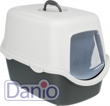 Туалет для котів закритий Trixie Vico 40x40x56 см, графітовий/св