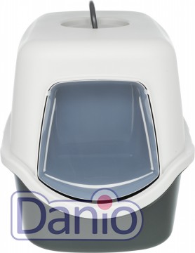 Туалет для котів закритий Trixie Vico 40x40x56 см, графітовий/св