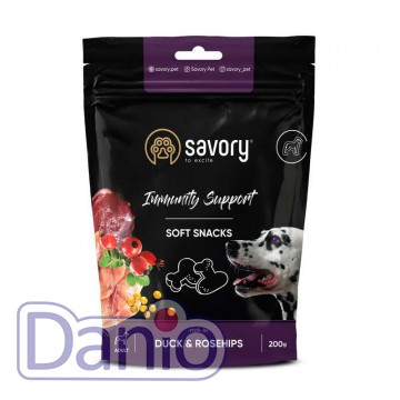 Лакомства для собак Savory Immunity Support Duck & Rose Hip с ут
