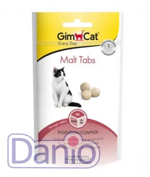 Витаминизированное лакомство для кошек GimCat Malt Tabs для выве