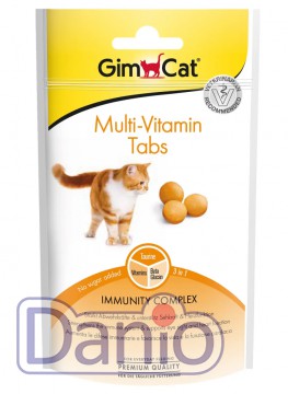 Витаминизированное лакомство для кошек GimCat Multi-Vitamin Tabs