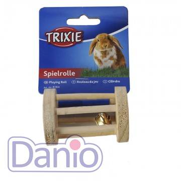 Игрушка для грызунов валик с погремушкой Trixie Playing Roll, 7х