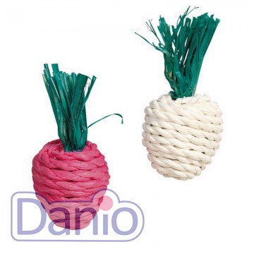 Игрушки для грызунов редис Set of Straw Toys плетенные, 8см