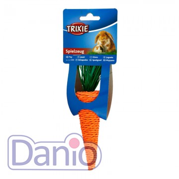 Игрушка для грызунов Trixie Toy Carrot морковь плетенная, 20см