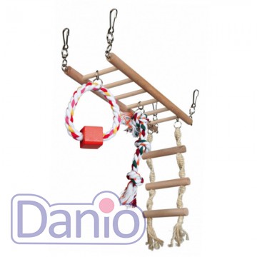 Мост для грызунов Trixie Suspension Bridge подвесной мост с игру