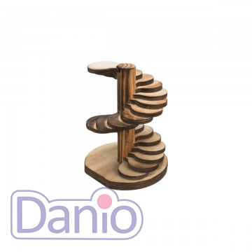 Башня с лестницей для грызунов Trixie деревенная, 10х14х9см